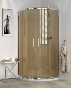 купить Душевая кабина Cersanit ONEGA 190*90 + поддон ТАКО 90*6 стекло бронза недорого