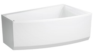 купить ванна асимметричная Cersanit VIRGO MAX 150*90 правая Акриловая с ножками недорого