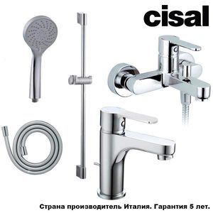 купить Cisal C20K001021 Tender Комплект смесителей для ванной комнаты недорого