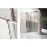 Душові двері розсувні Vismaravetro SERIE 8000 RECESSED 137-140 см DX 21 bright silver, 04 clear glass (CN137 DX)