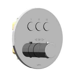 купить Термостат для душу Paffoni Compact box прихованого монтажу (3 функції), хром (CPT 019CR) недорого
