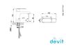 Devit 43111141 Iven Смеситель для раковины Хром