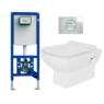 DEVIT 3120123 + 90.210 Comfort Акционный Набор Инсталляции с унитазом крышка SoftClose тонкая