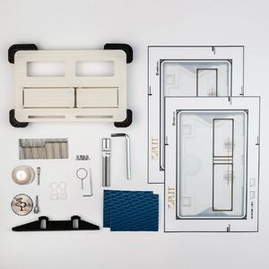 купить Клавіша змиву Edplit Discreet M2 CWT, прихована, сумісна з TECE (E10008) недорого
