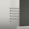 Полотенцесушитель електричний CeaDesign Water and Light EQUILIBRIO 810х580 мм в комплекті з вимикачем, сатин (EQB 15 S)