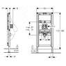 Geberit 111.616.00.1 Duofix Инсталляция для уринала Писсуара   