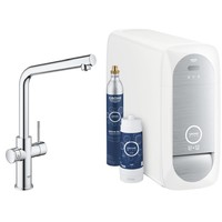 Grohe Blue Home 31454000 кухонные смесители подключение к фильтру и водопроводу