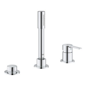 купить Grohe Lineare 19965 cмеситель для ванны монтажна бортик на 3 отверстия цвет хром недорого