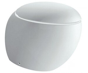 купить H8219714000001 Laufen Унітаз Alessi One підлоговий для інсталяції (бачка прихованого), з заднім/нижнім випуском, з LCC, білий  недорого