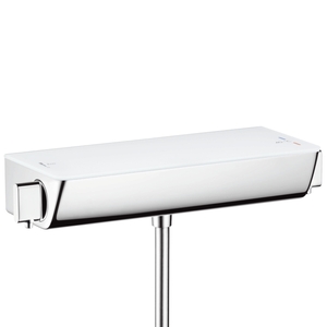 купить Hansgrohe 13161400 Thermostate/Ventile 131614 Термостат для душа Ecostat Select ВМ,1/2  бел/хром недорого