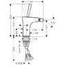 Hansgrohe 15270400 Смеситель для биде PuraVida 152704