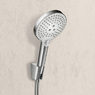 Hansgrohe 26530400 Raindance Select S 120 3 jet ручной душ хром/белый 265304