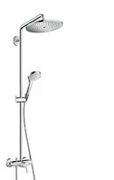 душевые системы Hansgrohe Киев 26791000 Croma Select S Showerpipe 280 1jet с однорычажным смесителем