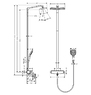 Hansgrohe 27113400 Душевая система Raindance Select Showerpipe 360 27113400