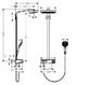 Hansgrohe 27126400 Душевая система showerpipe Raindance Select белый/хром
