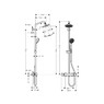 Hansgrohe 27135000 Душевая система  Croma 160 Showerpipe 27135