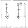 Hansgrohe 27264400 Душевая система Showerpipe Crometta 160 белый хром