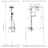 Hansgrohe 27271000 Crometta Е 240 1jet Showerpipe 27271 душевая система купить киев
