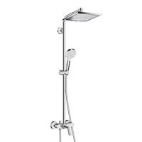 Hansgrohe 27284000 Showerpipe Душые системы Crometta E 240 с однорычажным смесителем 27284