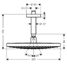 Hansgrohe 27337400 Raindance Select S душевая лейка Потолочная 2 Режима 27337