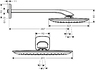 Hansgrohe 27437400 Верхний душ 400 PuraVida 274374