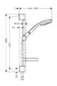 Hansgrohe 27802000 Душевой набор Raindance Select 150/Unica’S Puro 278020