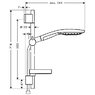 Hansgrohe 27802400 Raindance Select 150 278024 Душевой набор 