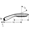 Hansgrohe 28557400 PuraVida Ручной душ 150 белый/хром 3 режима