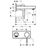 Hansgrohe 31162000 Внешняя часть смесителя для раковины Metris S 311620