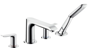 купить Hansgrohe 31442000 Metris S Смеситель  на край ванны, на 4 отверстия недорого