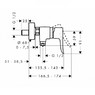 Hansgrohe 31680000 Смеситель для душа Metris 31680