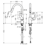 Hansgrohe 31815000 Focus Смеситель для кухни однорычажный с накидной гайкой хром