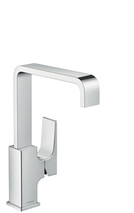 купить Hansgrohe 32511000 Metropol Сместитель Высокий в Ванную для раковины 230 однорычажный с клапаном Push-Open недорого