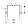 Hansgrohe 40523000 Logis держатель туалетной бумаги
