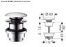 Hansgrohe 50100000 Нажимной сливной клапан для раковины 50100