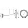 Зеркало для Бритья с Увеличением Hansgrohe 73560000