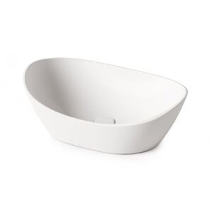 купить Умивальник накладний PAA Amore, Silkstone, зі зливом, 60х37, Matte White (IAMS_00) недорого