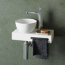 Умивальник накладний PAA Do 22, Silkstone, без переливу, D=22, Matte White (IDOS_00)