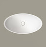 Умивальник накладний PAA Felice, Silkstone, без переливу, 69х37,5, Matte White (IFES_00)