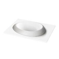 Умивальник в стільницю PAA Organic In, асиметричний, камінь литий, 69х48, Glossy Alpine White (IORG_00)