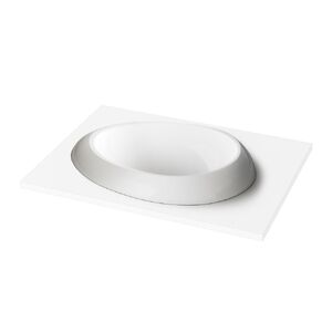 купить Умивальник в стільницю PAA Organic In, асиметричний, камінь литий, 69х48, Glossy Alpine White (IORG_00) недорого