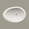 Умивальник в стільницю PAA Organic In, асиметричний, камінь литий, 69х48, Glossy Alpine White (IORG_00)