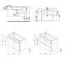Jika H4537621763001 Cube 80 Комплект шкафчик с умывальником цвет белый 800х430х607мм 4.5376.2.176.300.1