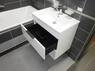 Jika H4537621763001 Cube 80 Комплект шкафчик с умывальником цвет белый 800х430х607мм 4.5376.2.176.300.1