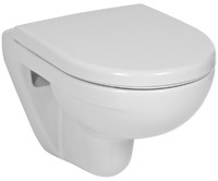 унитаз подвесной Jika Lyra Plus H823382 + H893385 вместе с Сидушкой Мягкого закрывания 490 мм