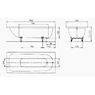Kaldewei Saniform Plus 1126 0001 0001 Ванна Сталь 1700x750x410 Немецкая