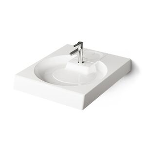 купить Умивальник над пральною машиною PAA Claro Grande, камінь литий, 60х75, Glossy Alpine White (KICLAGRSIF_00) недорого
