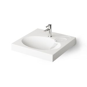 купить Умивальник над пральною машиною PAA Claro, литий камінь, 60x60, Glossy Alpine White (KICLASIF_00) недорого