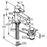 Kludi 382609175 Zenta Смеситель для раковины Белый