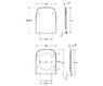 Крышка Kolo MODO Slim L30115000 для унитазу Soft close